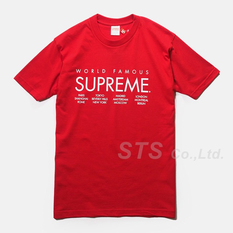 Supreme International Tee World Famous - Tシャツ/カットソー(半袖 ...