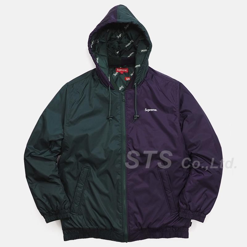 Supreme 2-Tone Hooded Sideline Jacket Lシュプリーム