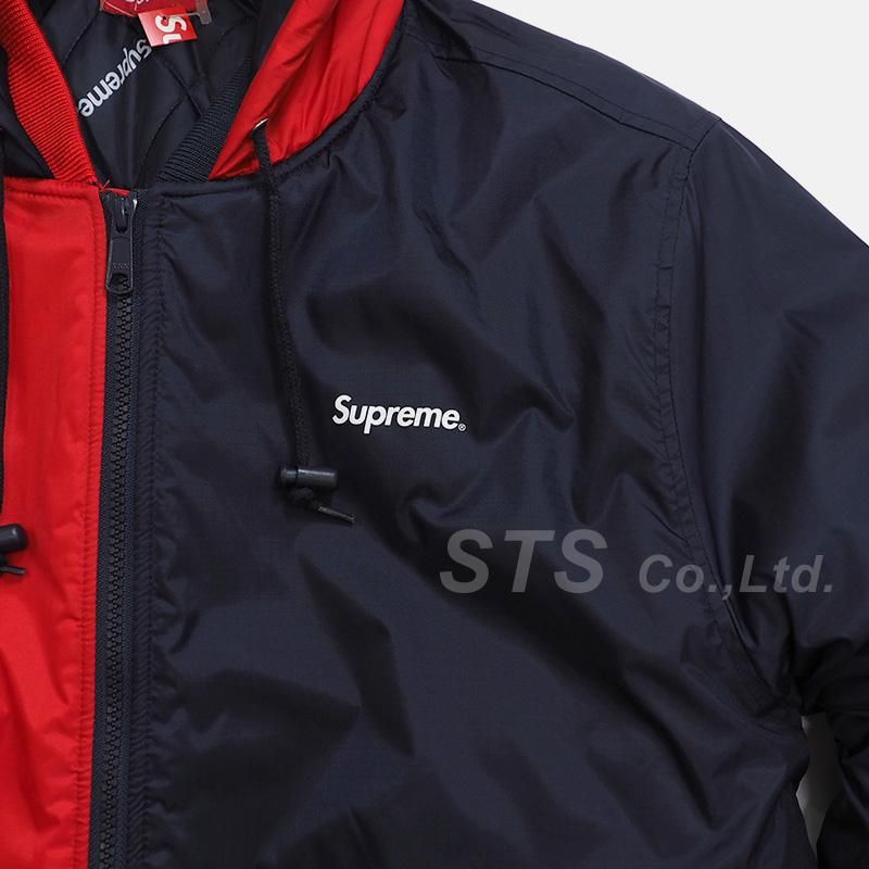 在庫有即出荷 ブルーマグさん Supreme 2-Tone Sideline Jacke S