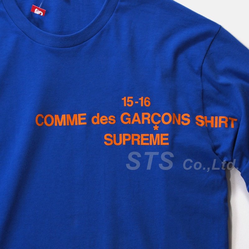 Comme Des Garcons Shirt/Supreme L/S Tee - ParkSIDER