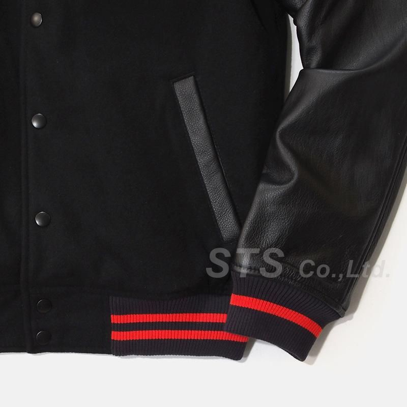 Supreme/Jordan Hooded Varsity Jacket - ParkSIDER