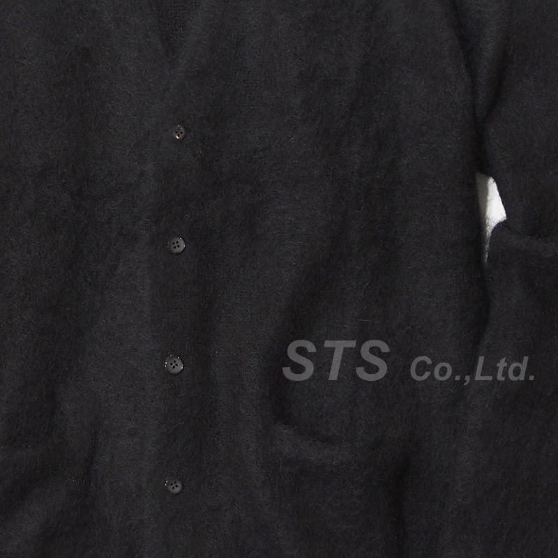 即完売商品！supreme モヘアカーディガン ブラック L プ*イ様 即完売