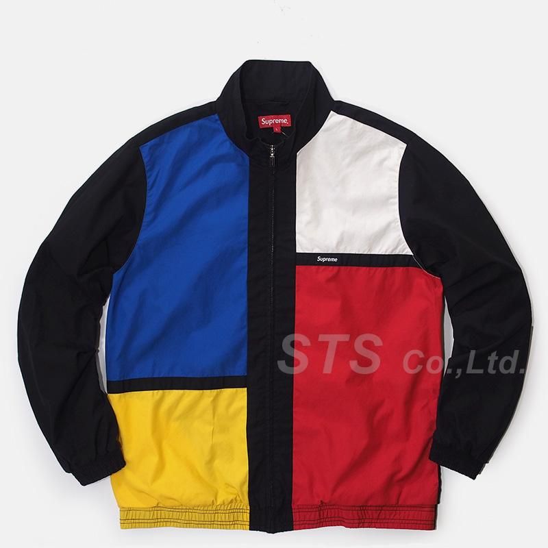 supreme Color Blocked Track Jacket