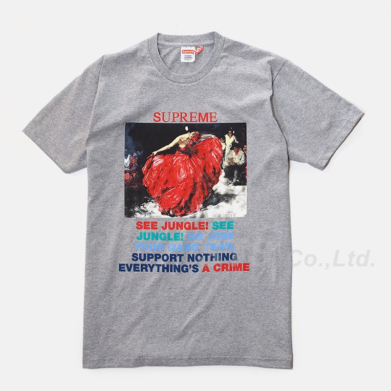 Supreme see outlet jungle tee