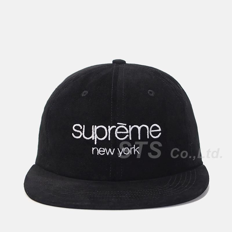 【レア】supreme Classic Logo Suede panel cap レア Supreme - Suede Classic Logo 6-Panel Supreme Suede S
