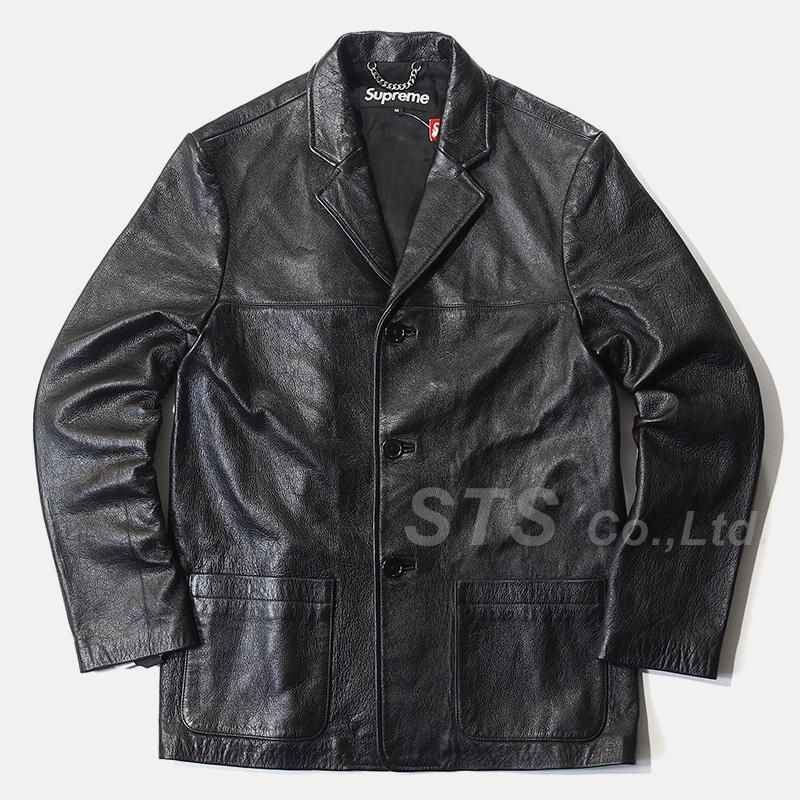 supreme lether car coat