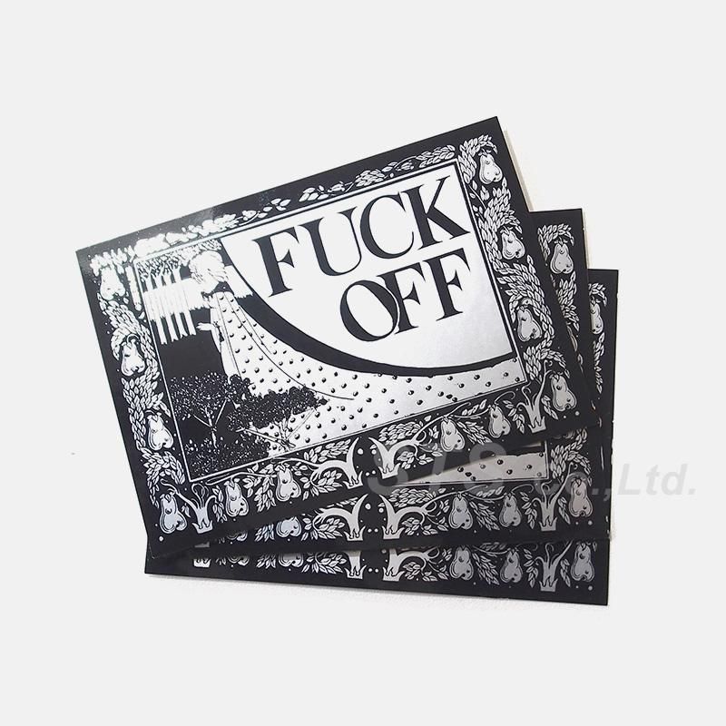 Supreme - Fuck Off Sticker - ParkSIDER