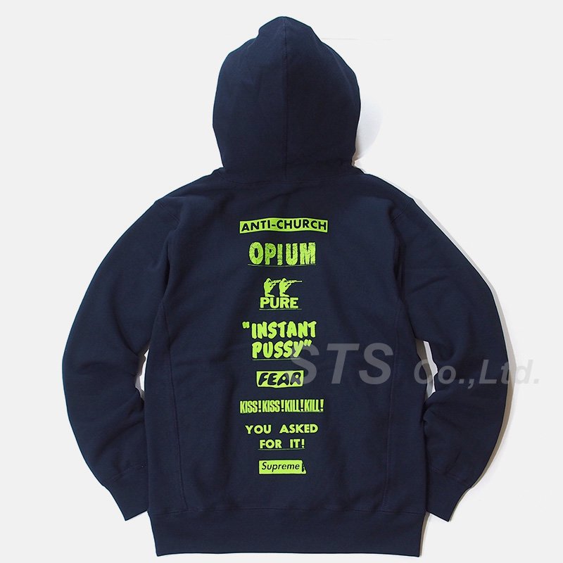 Supreme - Pure Fear Hooded Sweatshirt - ParkSIDER