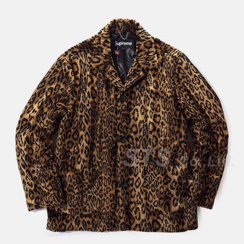 Supreme - Leopard Faux Fur Coat