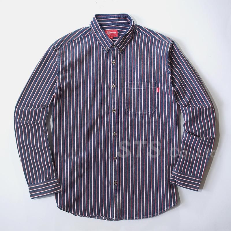 Supreme - Striped Denim Shirt - ParkSIDER