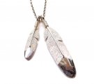 amp japan 【ｱﾝﾌﾟｼﾞｬﾊﾟﾝ】 13AH-111F　Double　Feather　Necklace