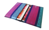 手織り布のカードケース