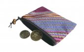 カレン手織り布のカードサイズポーチ 8cm×12cm（PAqW）