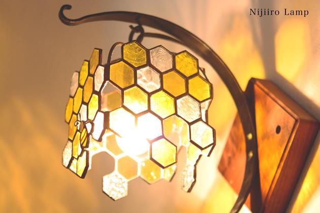 Nijiiro Lamp｜ニジイロランプ 】ステンドグラスのブラケット
