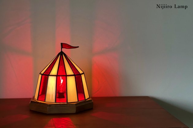 Nijiiro Lamp｜ニジイロランプ】 ステンドグラスの テーブルランプ ...