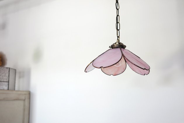【Nijiiro Lamp｜ニジイロランプ】 ステンドグラスのペンダントランプ Sakura さくら