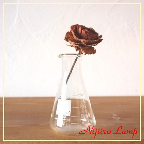 暮らしの雑貨 ビーカー ビネガーグラス ガラス花瓶 オリジナルランプの専門店 Nijiiro Lamp ニジイロランプ ステンドグラス インテリア