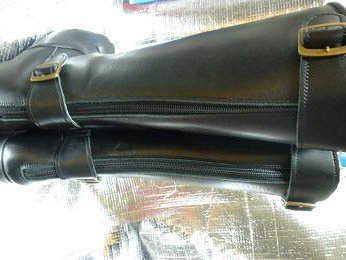 トーヨコ 東横 ビンテージ ロングブーツ ブラック 26.5cm~28.0CM 国産 牛革 旧車 特攻ブーツ - 「トーヨコパーツ」