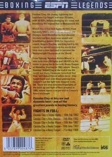 カシアス・クレイ（vsムーア、クーパー他）DVD - BoxingDVDshop AZ