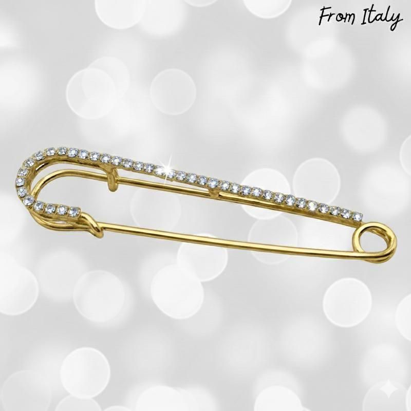 ゴールドブローチ｜安全ピン型 - LIPSTICK｜用賀のインポートセレクト