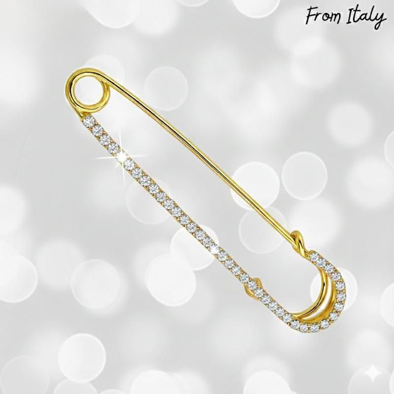 ゴールドブローチ｜安全ピン型 - LIPSTICK｜用賀のインポートセレクト