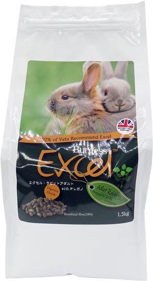 ★新作5点★ウサギページ★ バージェス】エクセルラビット アダルトWithオレガノ1.5kg