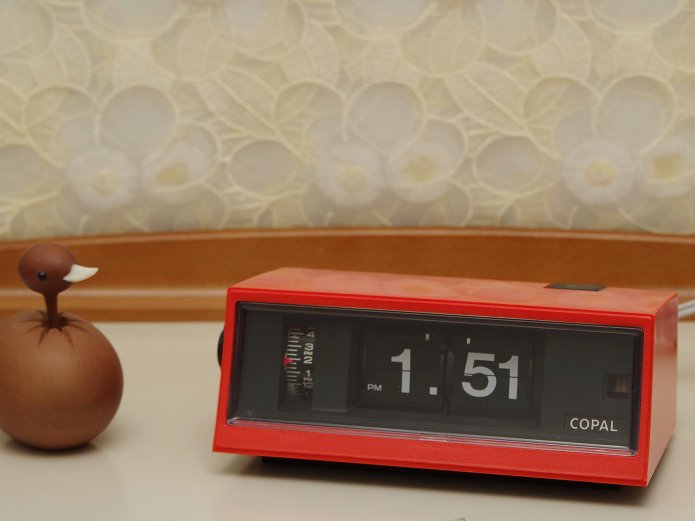 希少新品未使用】パタパタ時計 デジタルアラームクロック COPAL レトロ 