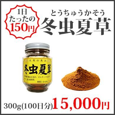 冬虫夏草 粉末300g　1日150円 | 健康食品の激安通販　風天堂