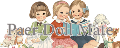 ペーパードールメイト 　　　　　　ミニフィギュア 6体セット ペーパードールメイト プチ・ドール 6種セット Paper Doll Mate