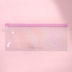 ڥڡѡɡᥤȡPinky holic clear pouch P.1 hologram pink