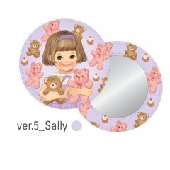 ペーパードールメイト/丸くて可愛いポケットミラー/ver.5(Sally)