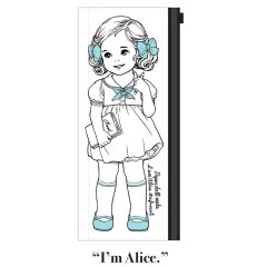 クリアポーチP ver.2 Alice / 女の子専用ステーショナリー/ペーパードールメイト