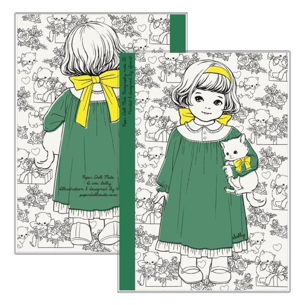 オイルクロスポーチP【Mint choco】/ペーパードールメイト