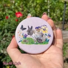 <img class='new_mark_img1' src='https://img.shop-pro.jp/img/new/icons11.gif' style='border:none;display:inline;margin:0px;padding:0px;width:auto;' />Nathalie Lete Compact Mirror ʥ꡼ ѥȥߥ顼 Rabbit 