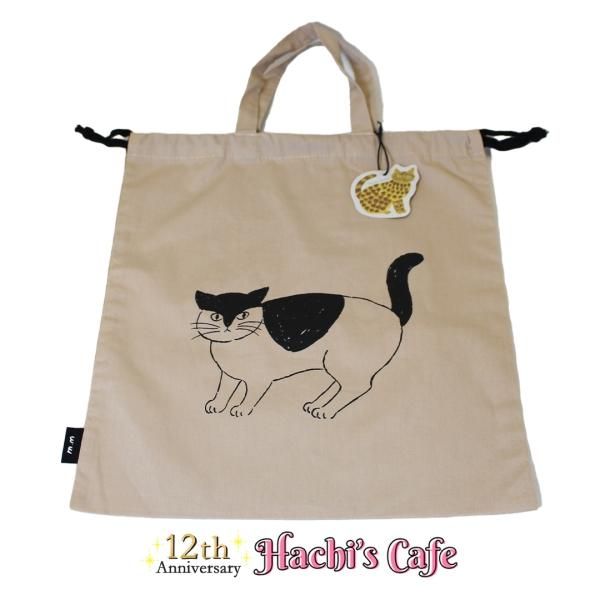 2409-44 ミニチュア巾着トートサシェ 香り袋 パネル ネコちゃん ③ 2409-44 ミニチュア巾着トートサシェ 香り袋 パネル ネコちゃん ③