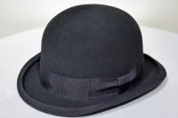 EDO HAT（エドハット）　　丸天ダービーハット　ボーラー帽 BLK