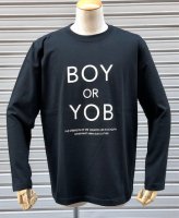 NEVERTRUST（ネバートラスト）　　BOY OR YOB L/S Tシャツ ロンT BLK