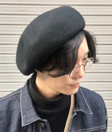 EDO HAT（エドハット） ウール ベレー帽 バスク rude gallery - www