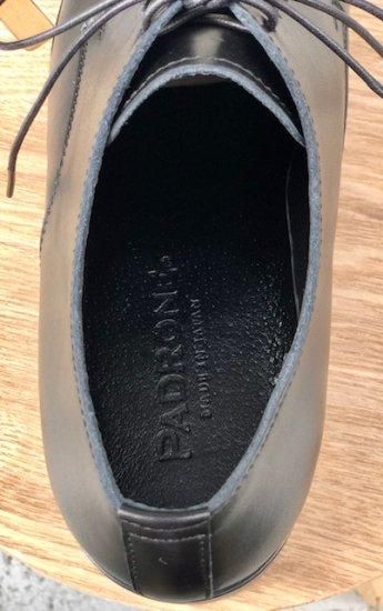 PADRONE（パドローネ） BL DERBY SHOES 外羽根プレーントゥ