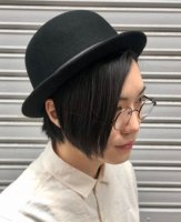 <img class='new_mark_img1' src='https://img.shop-pro.jp/img/new/icons54.gif' style='border:none;display:inline;margin:0px;padding:0px;width:auto;' />EDO HAT（エドハット）　　ショートブリムボーラーハット 丸天ダービー BLK