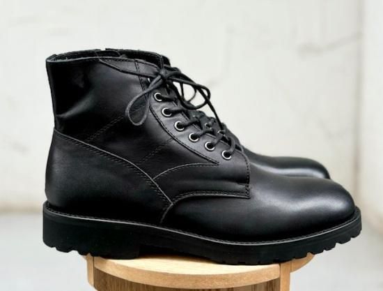 PADRONE（パドローネ） SIDE ZIP LACE UP BOOTS(WATER PROOF
