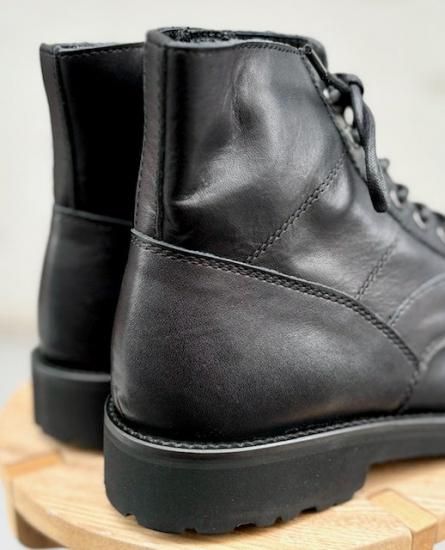 PADRONE（パドローネ） SIDE ZIP LACE UP BOOTS(WATER PROOF