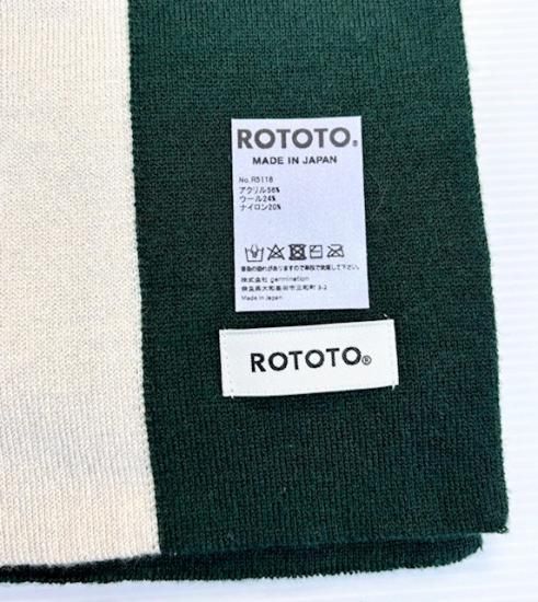 RoToTo ロトト　コットンカシミアマフラー　ブルー 楽天市場】ロトト ROTOTO ソック ストール マフラー SOCK STOLE