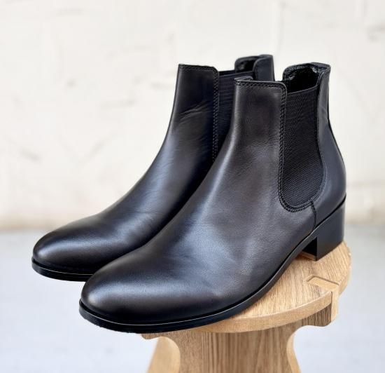 PADRONE パドローネ サイドゴア チェルシーブーツ ブラック 41 革靴 PADRONE/パドローネ】SIDE GORE BOOTS/サイドゴアブーツ（WATER