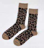 <img class='new_mark_img1' src='https://img.shop-pro.jp/img/new/icons14.gif' style='border:none;display:inline;margin:0px;padding:0px;width:auto;' />RoToToʥȥȡˡLEOPARD PATTERN MERINO SOCKS 쥪ѡΥ륽å BE/CHA