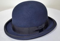 EDO HAT（エドハット）　　丸天ダービーハット　ボーラー帽 NVY