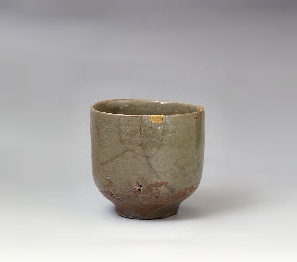 WEB限定カラー 高麗青磁 筒茶碗 『韓国陶窯 工芸品