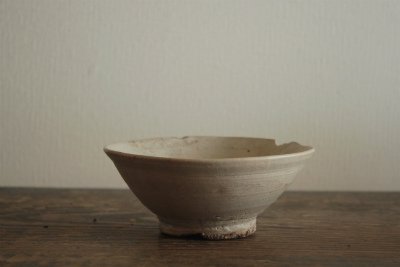 李朝中期 堅手茶碗