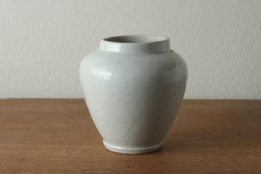 李朝白磁壺 古伊万里美術品 - 陶芸