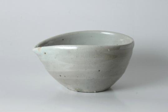 李朝 白磁 色絵 華の図 アンティーク李朝 煎茶碗 ５客 - 美術品